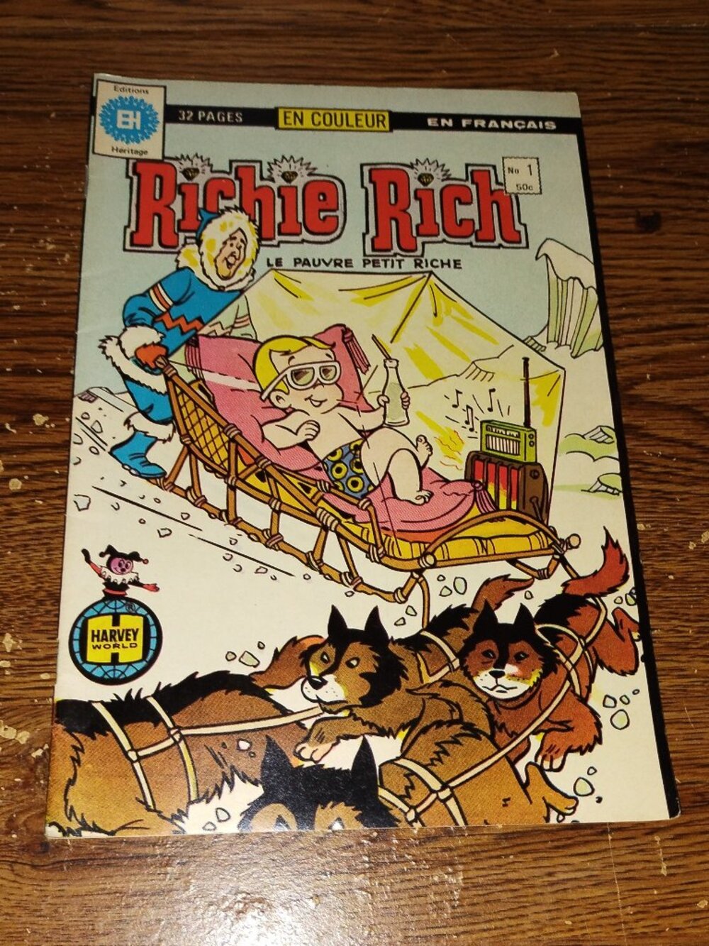 Richie Rich #1 (En Francasi) (Heritage / Harvey Comics, 1969)